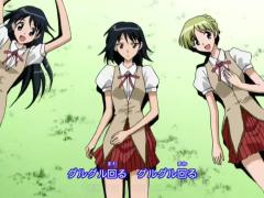 School Rumble 1 OP 堀江由衣 with UNSCANDAL「スクランブル」[RUS SUB]