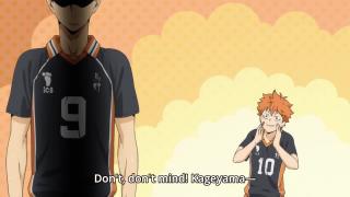 Don't mind, Kageyama