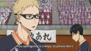 Your apologizing is creepy XD