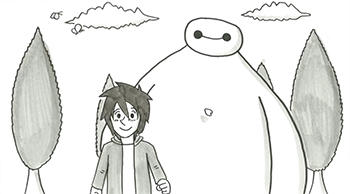 Baymax постер