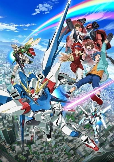 Gundam Build Fighters постер