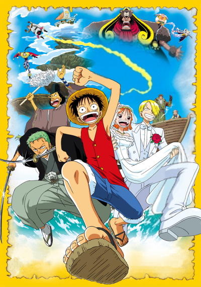 One Piece Movie 02: Nejimaki-jima no Daibouken постер