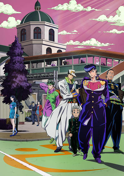 JoJo no Kimyou na Bouken Part 4: Diamond wa Kudakenai постер