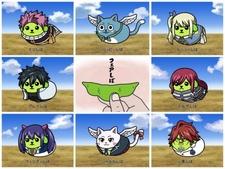 Fairy Tail x Mameshiba постер