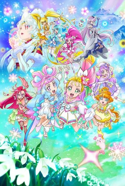 Tropical-Rouge! Precure Movie: Yuki no Princess to Kiseki no Yubiwa! постер