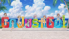 The iDOLM@STER Cinderella Girls: Starlight Stage - 5-shuunen Kinen "Go Just Go!" PV постер