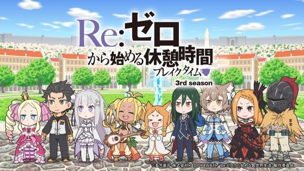 Re:Zero kara Hajimeru Break Time 3rd Season постер